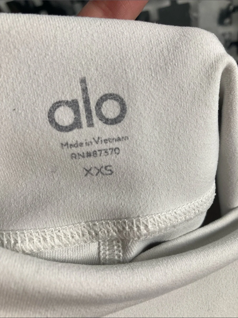 ALO Yoga White Flare Leggings